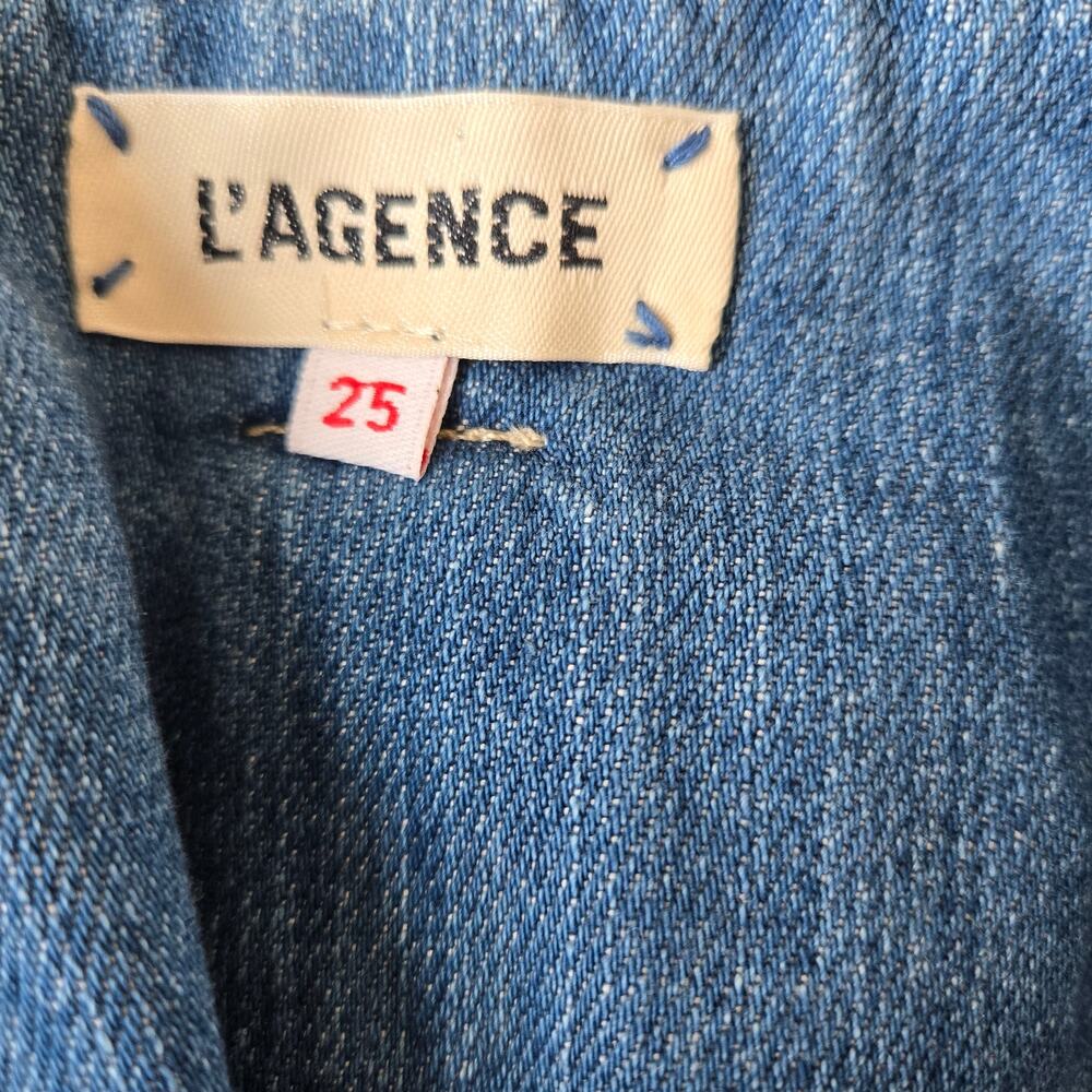 L'Agence Paperbag Shorts Size 25 - Picture 3 of 7